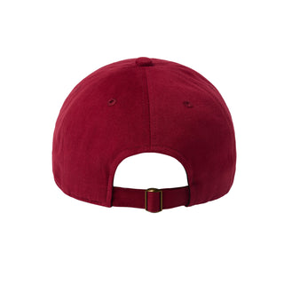 COTTON NAPPING 3D EMBO BALL CAP WINE