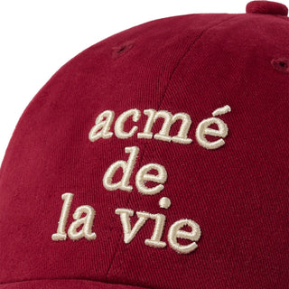 COTTON NAPPING 3D EMBO BALL CAP WINE