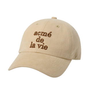 COTTON NAPPING 3D EMBO BALL CAP BEIGE