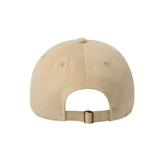COTTON NAPPING 3D EMBO BALL CAP BEIGE