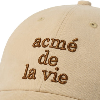COTTON NAPPING 3D EMBO BALL CAP BEIGE