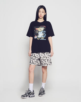 BASKETBALL AC BEAR SHORT SLEEVE T-SHIRT BLACK