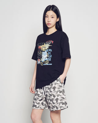 BASKETBALL AC BEAR SHORT SLEEVE T-SHIRT BLACK