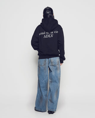 BASIC AC BEAR HOODIE BLACK