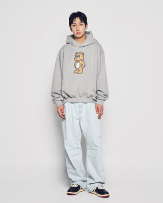 BLOCK AC BEAR HOODIE MELANGE