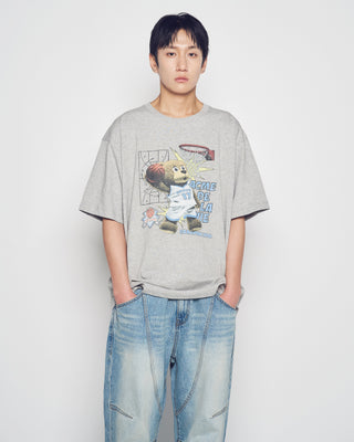 BASKETBALL AC BEAR SHORT SLEEVE T-SHIRT MELANGE