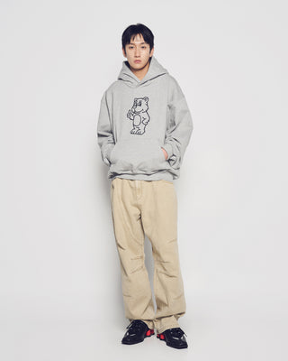 BASIC AC BEAR HOODIE MELANGE