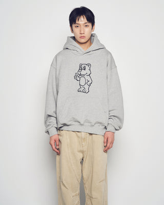 BASIC AC BEAR HOODIE MELANGE