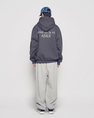 BASIC AC BEAR HOODIE CHARCOAL