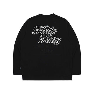 acme de la vie / Sanrio HELLO KITTY ARTWORK LONG SLEEVE T-SHIRT BLACK