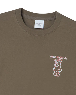 GLOW AC BEAR SHORT SLEEVE T-SHIRT COCOA