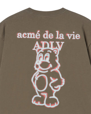 GLOW AC BEAR SHORT SLEEVE T-SHIRT COCOA