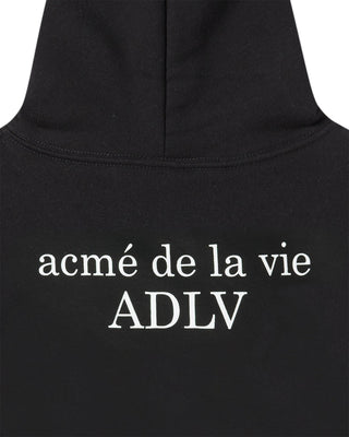 KIDS BASIC AC BEAR HOODIE ZIP UP BLACK
