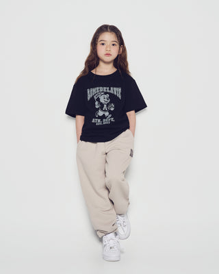 KIDS FOOTBALL AC BEAR SHORT SLEEVE T-SHIRT BLACK