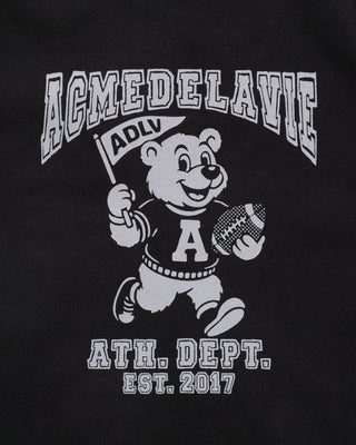 KIDS FOOTBALL AC BEAR SHORT SLEEVE T-SHIRT BLACK