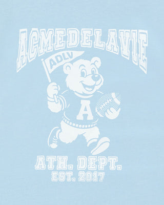 KIDS FOOTBALL AC BEAR SHORT SLEEVE T-SHIRT LIGHT BLUE