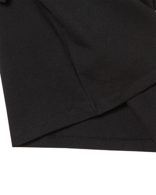 KIDS TWO TONE LOGO LETTERING SHORT SLEEVE T-SHIRT BLACK