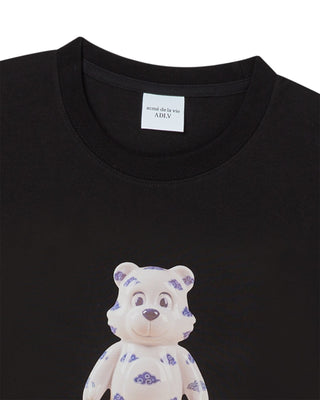 CERAMIC AC BEAR SHORT SLEEVE T-SHIRT BLACK