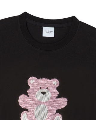 WOMAN CUBIC BEAR SHORT SLEEVE T-SHIRT BLACK