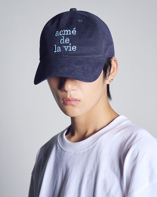 COTTON NAPPING 3D EMBO BALL CAP NAVY