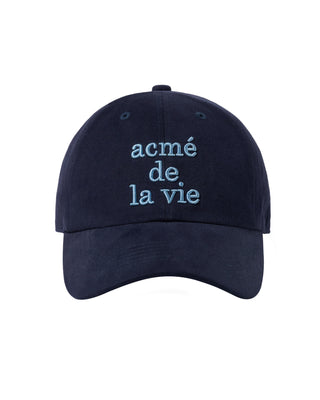 COTTON NAPPING 3D EMBO BALL CAP NAVY