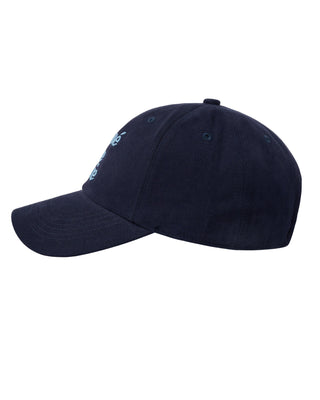 COTTON NAPPING 3D EMBO BALL CAP NAVY