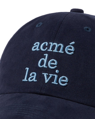 COTTON NAPPING 3D EMBO BALL CAP NAVY