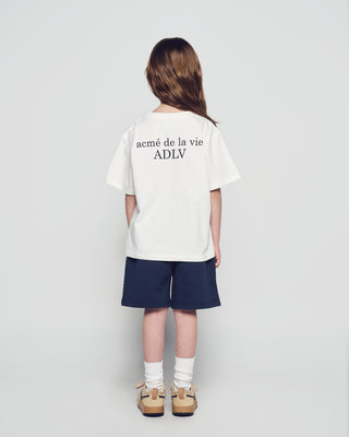KIDS BASIC AC BEAR SHORT SLEEVE T-SHIRT CREAM