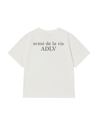 KIDS BASIC AC BEAR SHORT SLEEVE T-SHIRT CREAM