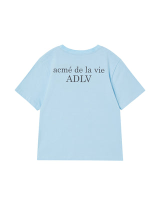 KIDS BASIC AC BEAR SHORT SLEEVE T-SHIRT LIGHT BLUE