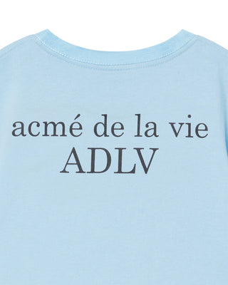 KIDS BASIC AC BEAR SHORT SLEEVE T-SHIRT LIGHT BLUE
