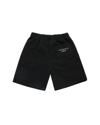 KIDS BASIC AC BEAR SHORT PANTS BLACK
