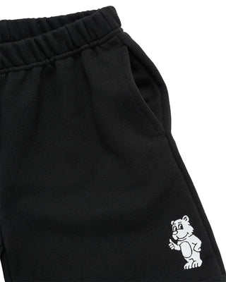 KIDS BASIC AC BEAR SHORT PANTS BLACK
