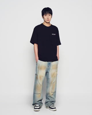 SLEEPING LINE FRIENDS SHORT SLEEVE T-SHIRT BLACK