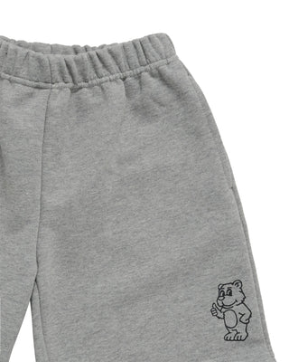 KIDS BASIC AC BEAR SHORT PANTS MELANGE