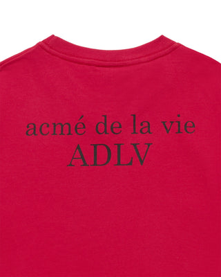 KIDS BASIC AC BEAR SHORT SLEEVE T-SHIRT DARK RED