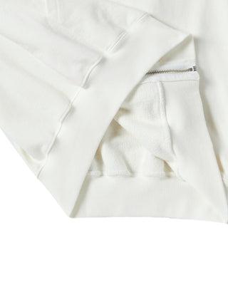 BASIC LOGO WITH LINE FRIENDS HOODIE ZIP UP CREAM
