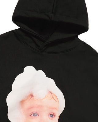 NEW ADLV BABY FACE BUBBLE HOODIE BLACK