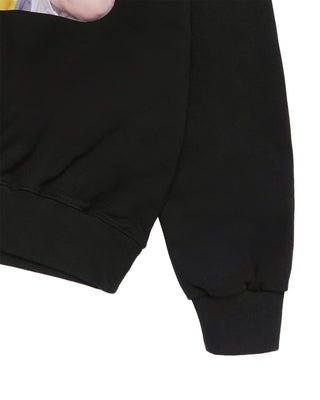 NEW ADLV BABY FACE DONUTS 1 HOODIE BLACK