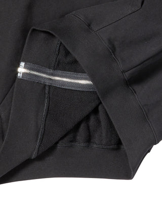 AC BEAR DONUT BABY FACE HOODIE ZIP UP BLACK