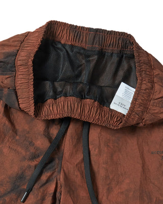TIE DYE WINDBREAKER SHORT PANTS ORANGE