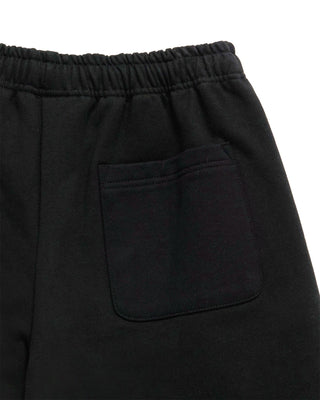 MIXED THREAD SHORT PANTS BLACK