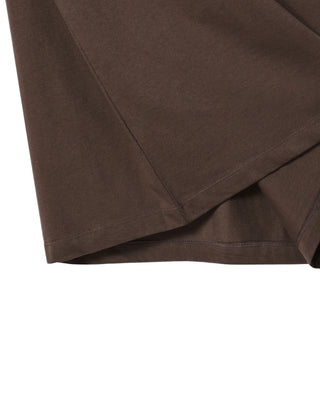 NEON BASIC LOGO SHORT SLEEVE T-SHIRT DARK BROWN