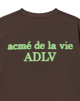 NEON BASIC LOGO SHORT SLEEVE T-SHIRT DARK BROWN