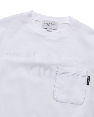 WOVEN STRETCH SHORT SLEEVE T-SHIRT WHITE