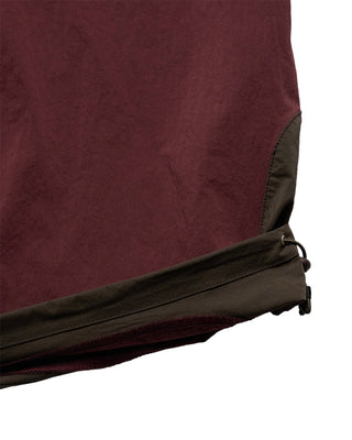 WOVEN STRETCH SHORT SLEEVE T-SHIRT WINE