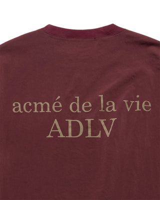 WOVEN STRETCH SHORT SLEEVE T-SHIRT WINE
