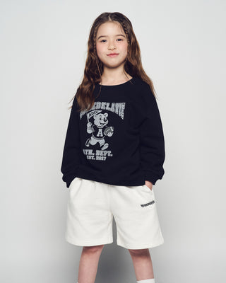 KIDS FOOTBALL AC BEAR SWEATSHIRT BLACK