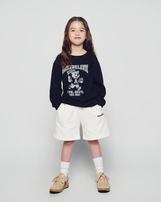 KIDS FOOTBALL AC BEAR SWEATSHIRT BLACK