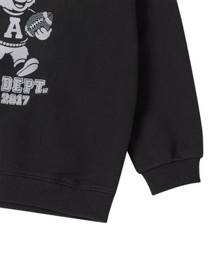 KIDS FOOTBALL AC BEAR SWEATSHIRT BLACK